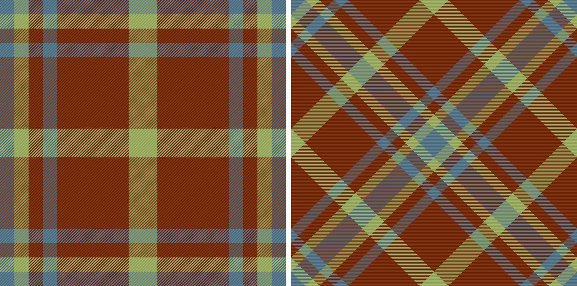 Check plaid textile. Background fabric pattern. Vector texture seamless tartan.