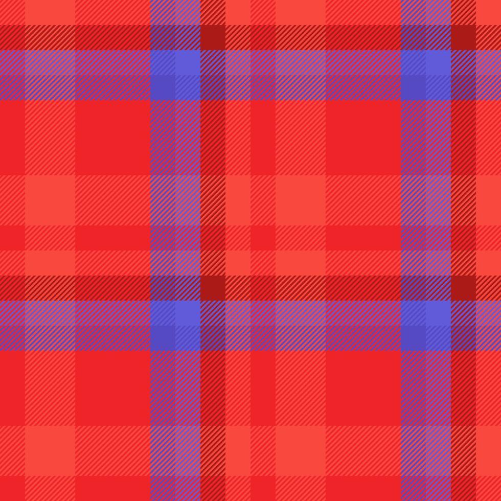 Check pattern seamless. Fabric plaid textile. Texture vector tartan background.