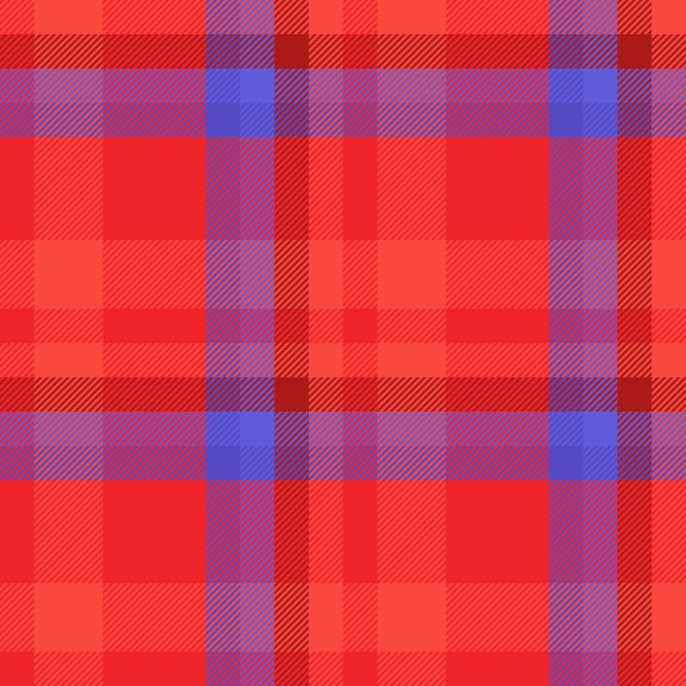 Check pattern seamless. Fabric plaid textile. Texture vector tartan background.