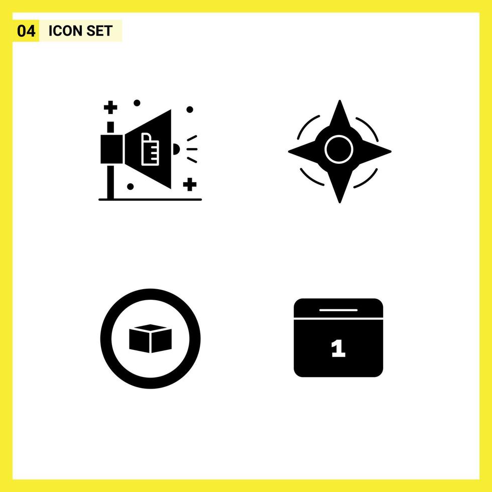 Universal Icon Symbols Group of Modern Solid Glyphs of ad calender compass basic month Editable Vector Design Elements