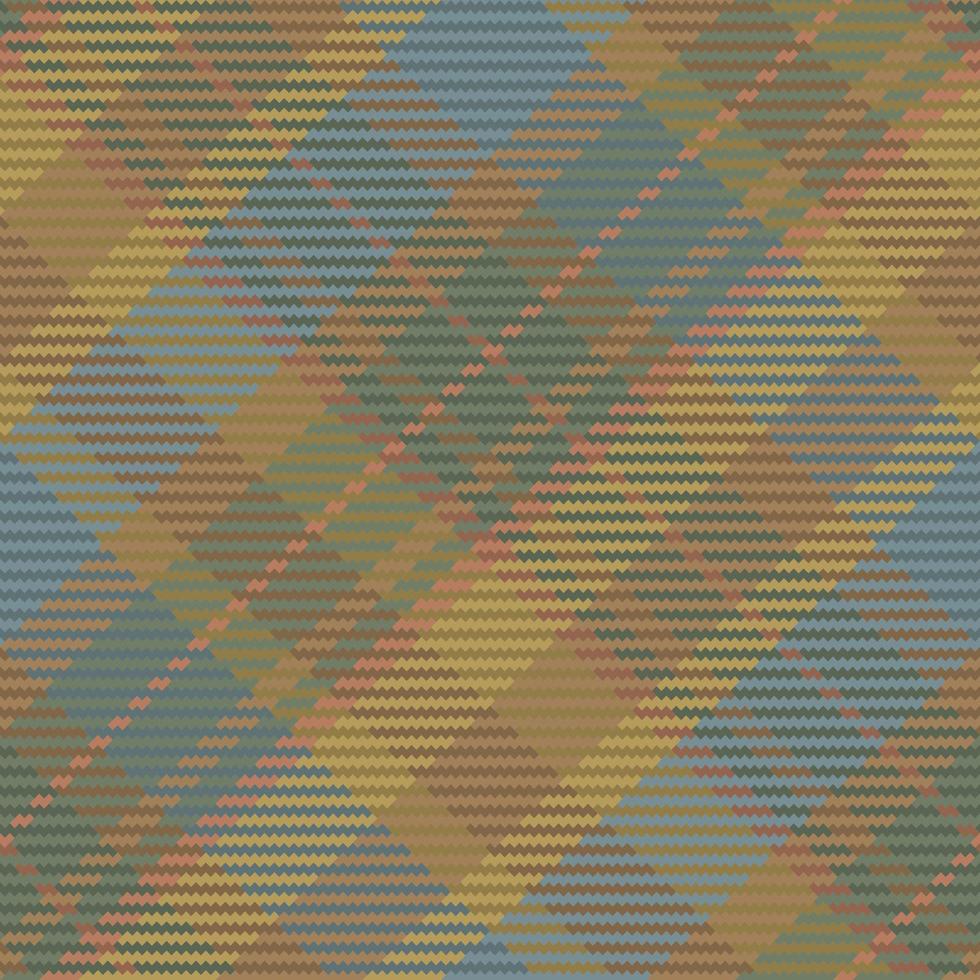 Check plaid seamless fabric texture. Diagonal print. vector