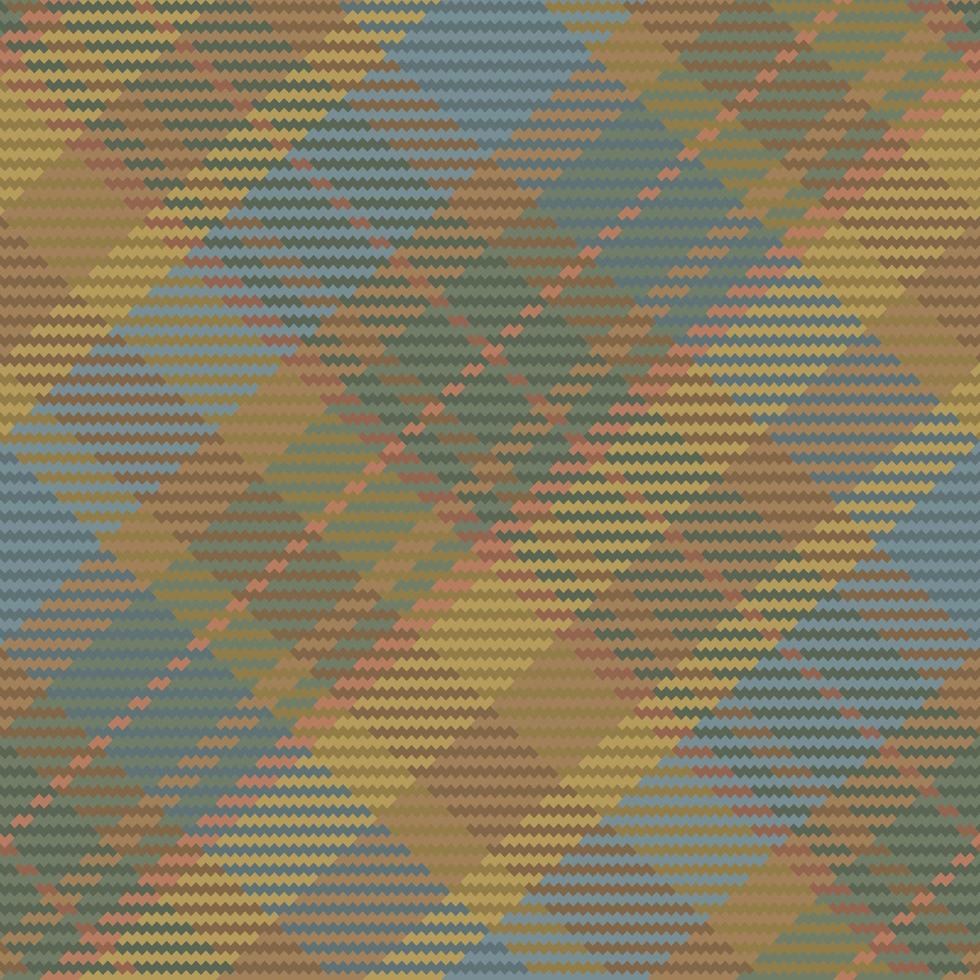 Check plaid seamless fabric texture. Diagonal print. vector