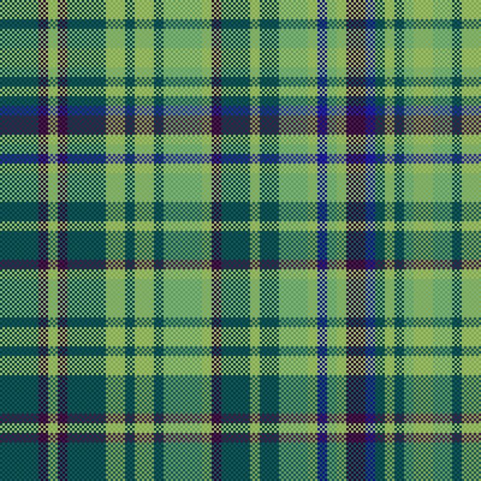 Seamless plaid pattern. Vector tartan background. Check texture fabric textile.