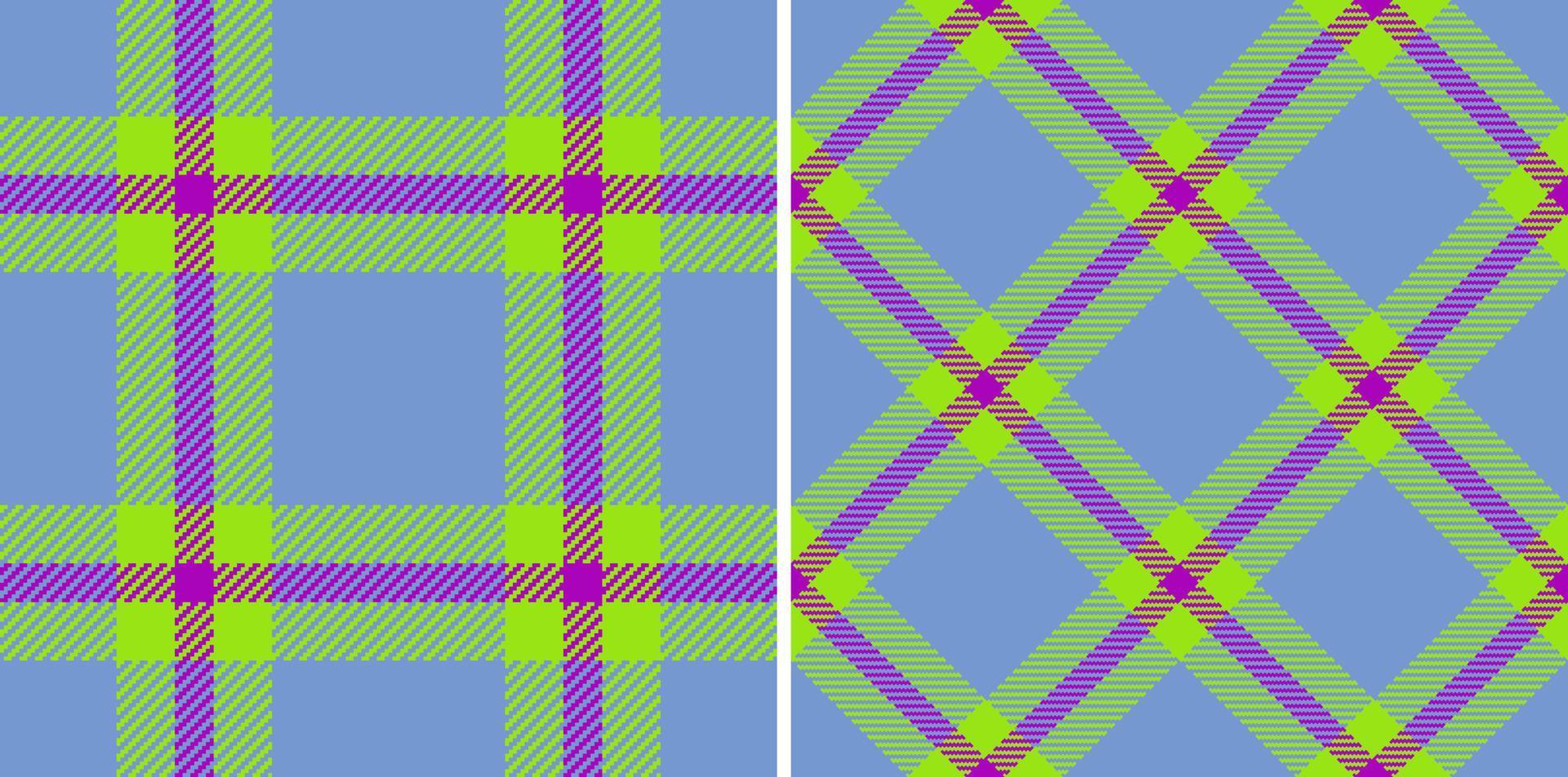 Tartan seamless fabric. Texture plaid vector. Background textile check pattern. vector