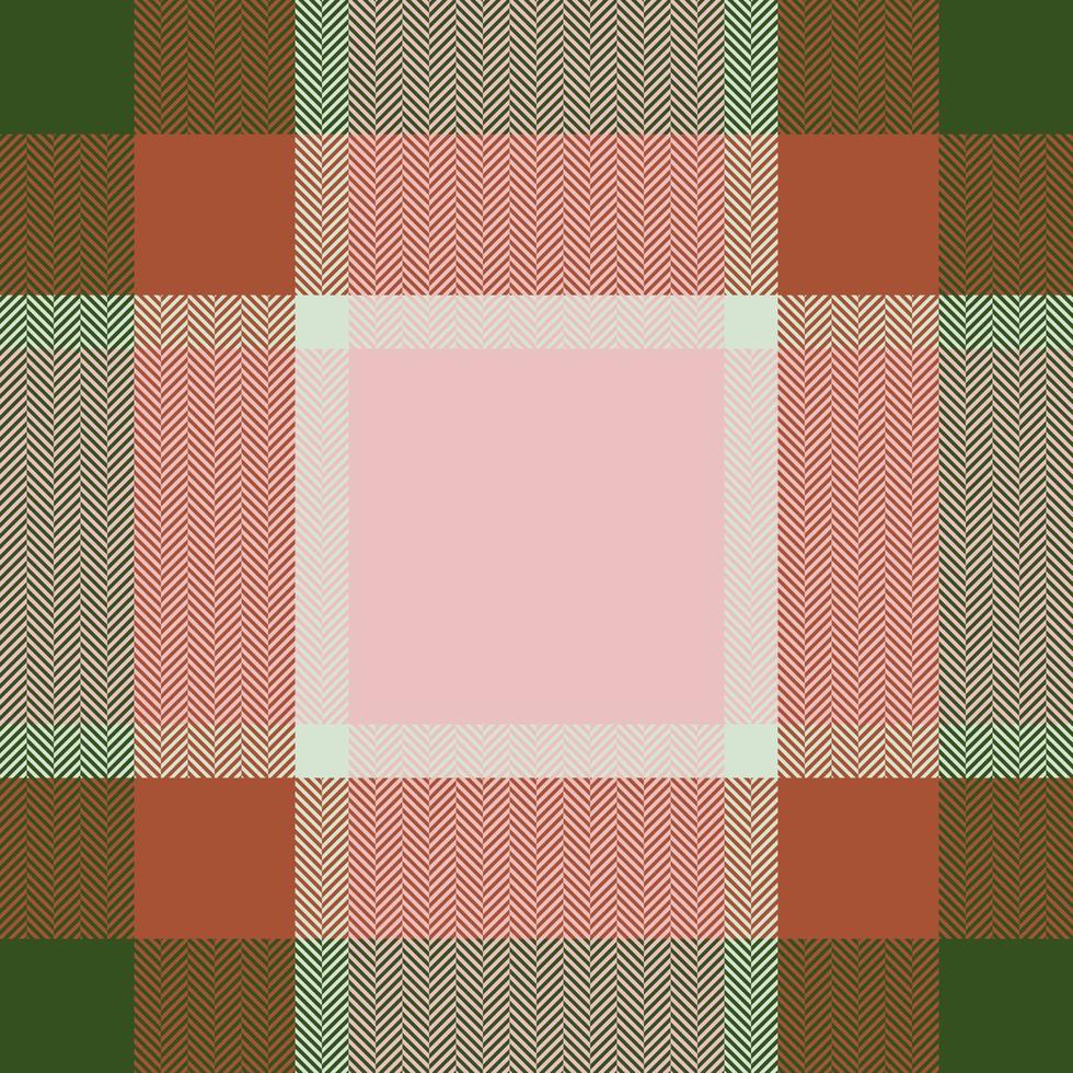 Plaid check pattern. Seamless fabric texture. Tartan textile print. vector