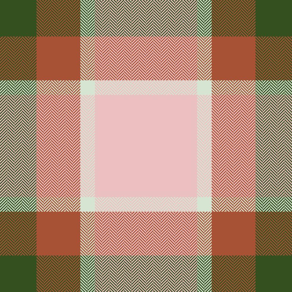 Plaid check pattern. Seamless fabric texture. Tartan textile print. vector