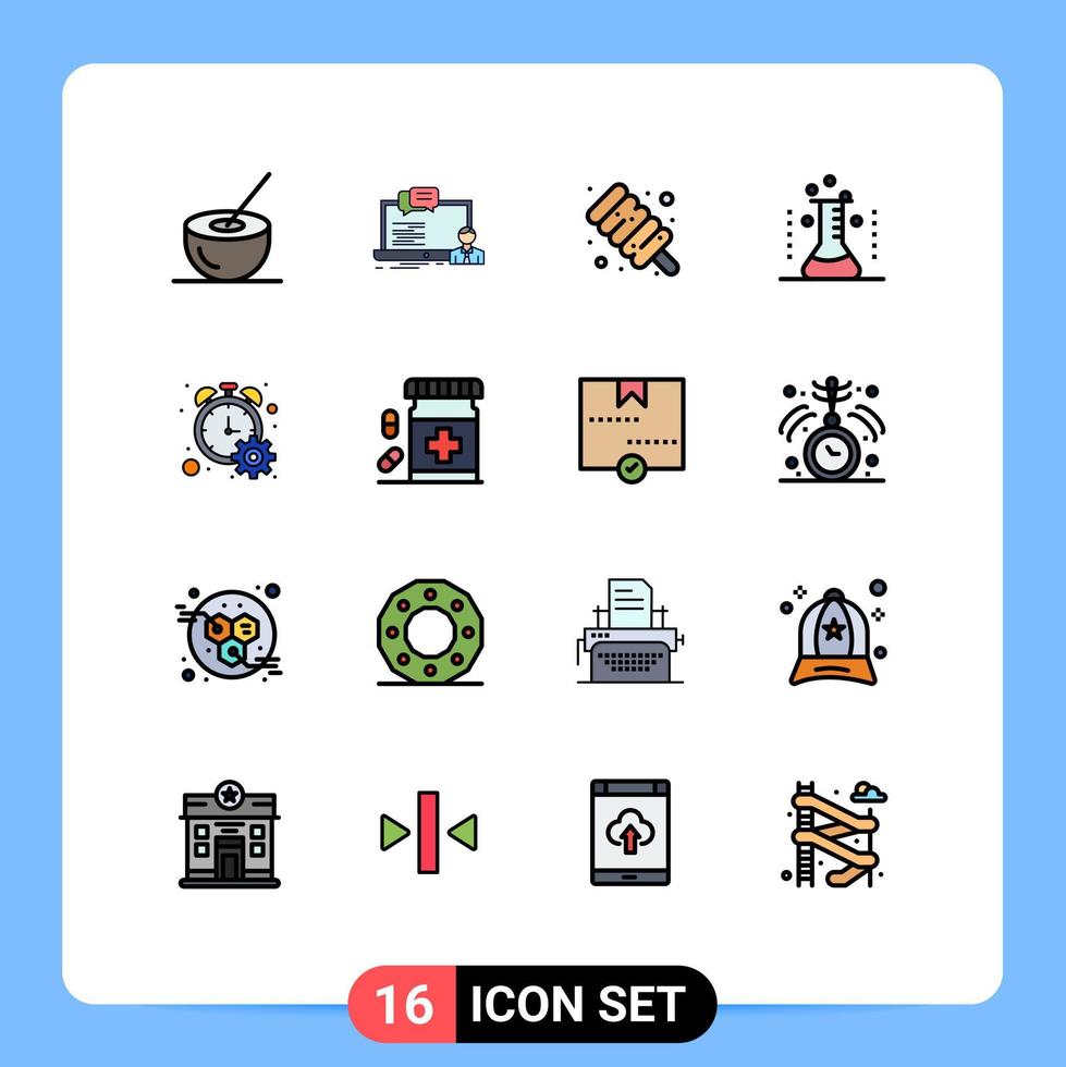 16 Creative Icons Modern Signs and Symbols of medical hospital computer healthcare sweet Editable Creative Vector Design Elements