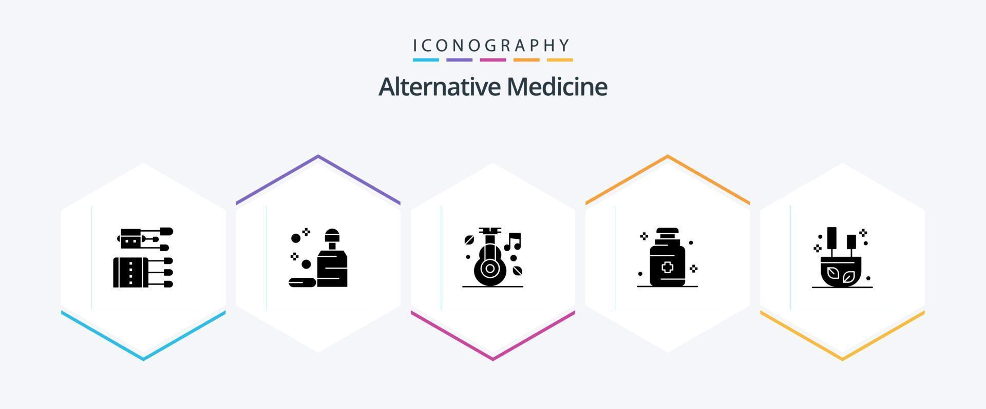 Alternative Medicine 25 Glyph icon pack including medicine. hospital. soap. health. medicine vector