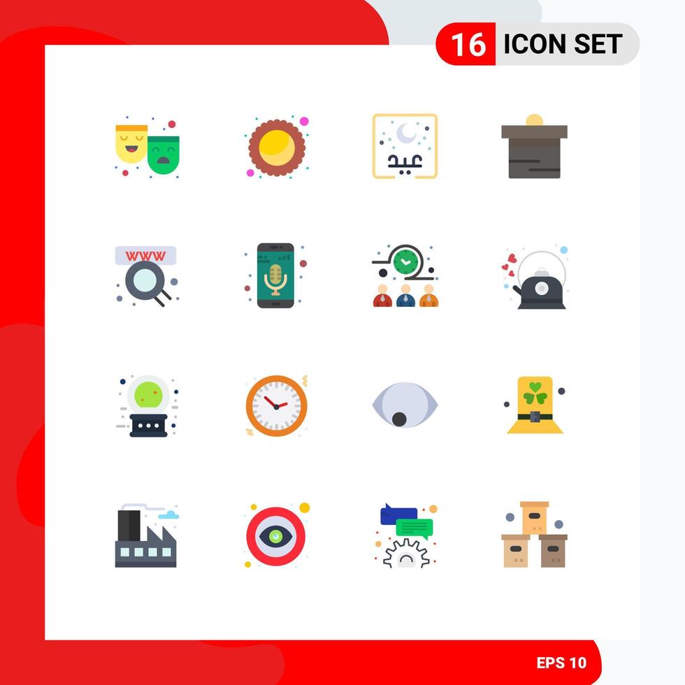 Universal Icon Symbols Group of 16 Modern Flat Colors of online money typography finance deposit Editable Pack of Creative Vector Design Elements