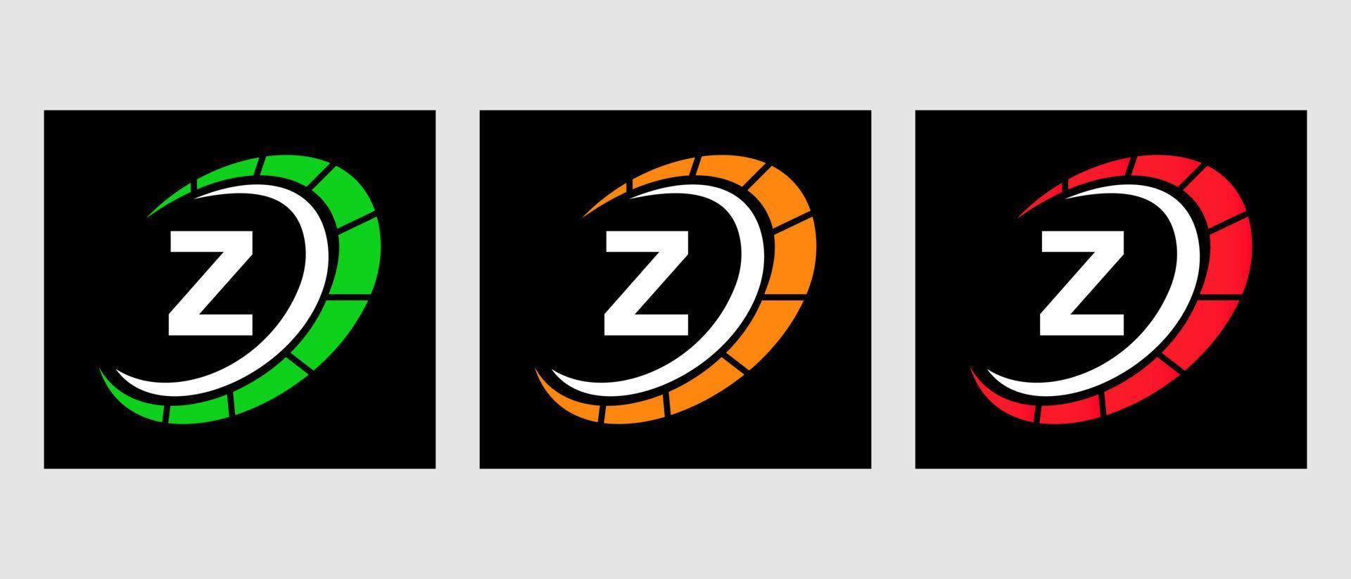 Letter Z Car Automotive Logo For Cars Service, Cars Repair With
