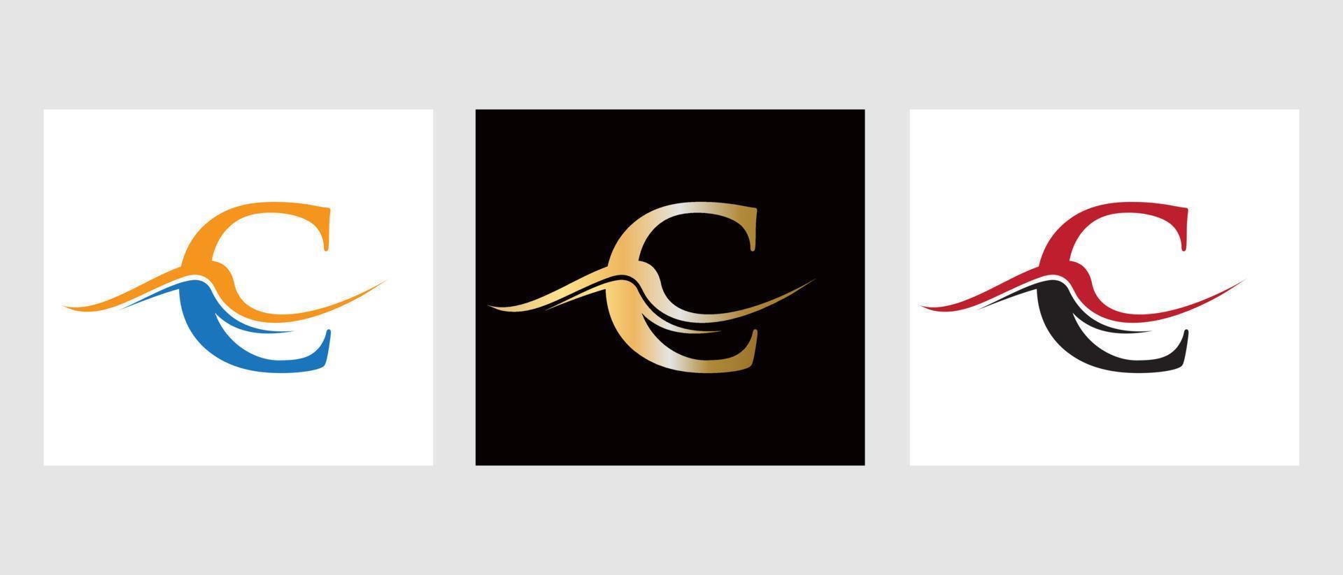 Initial Monogram Letter C Logo Design Vector Template