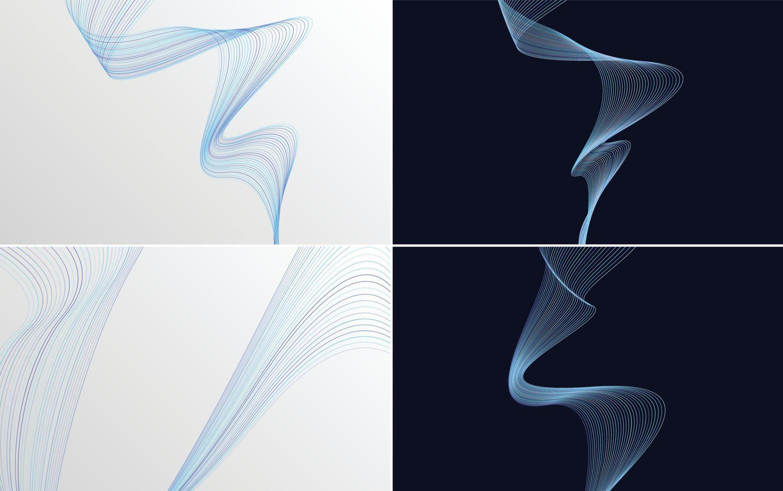 modern wave curve abstract presentation background Pack vector