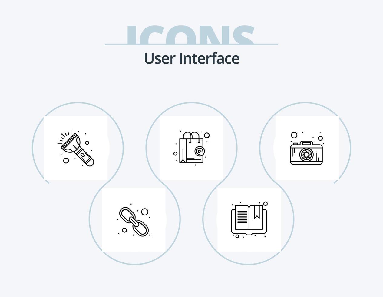 paquete de iconos de línea de interfaz de usuario 5 diseño de iconos. . dirección. aterrizaje. Brújula. comunicación vector