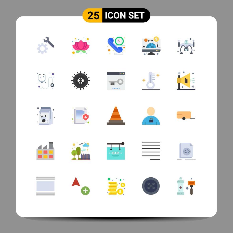 25 Creative Icons Modern Signs and Symbols of doctor hobby contact hobbies business Editable Vector Design Elements