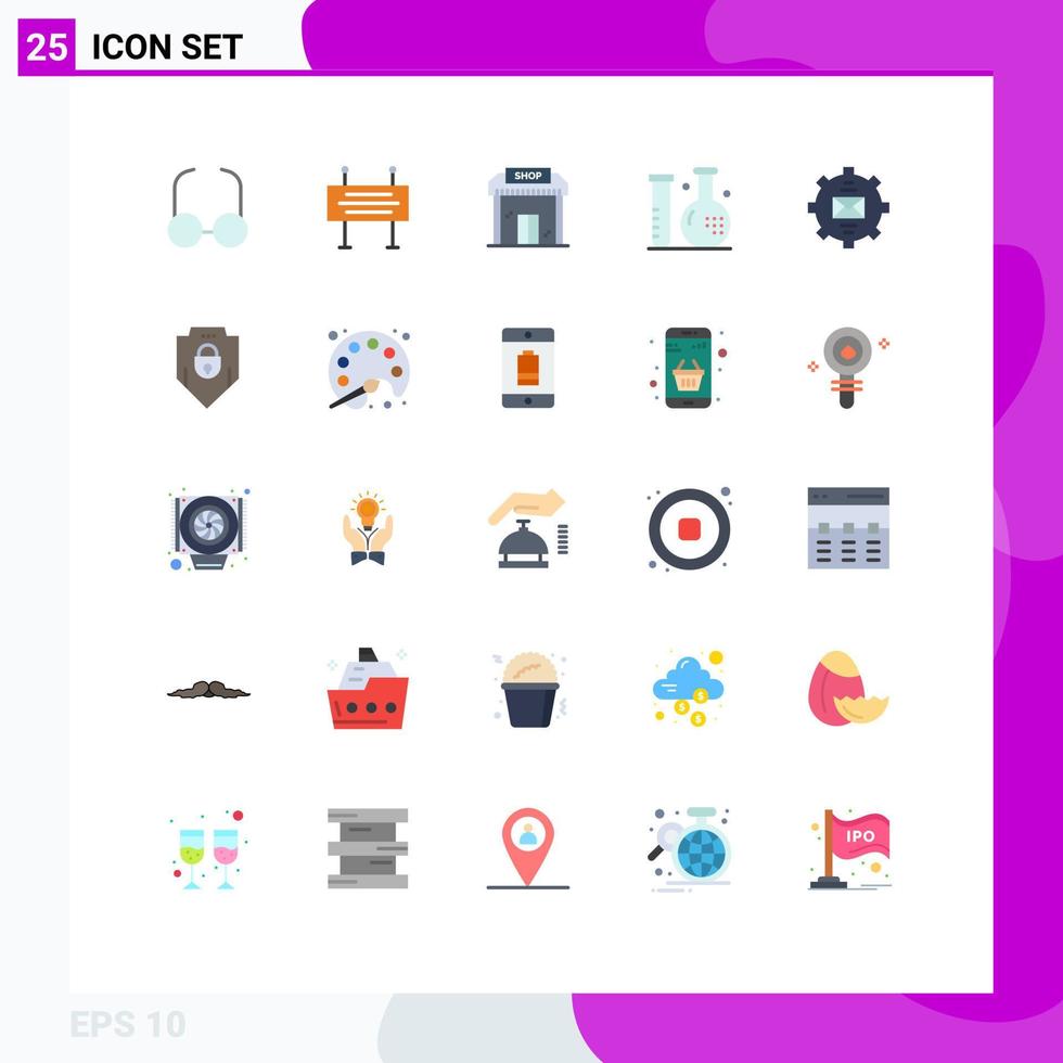 25 Creative Icons Modern Signs and Symbols of communication health business form disease Editable Vector Design Elements