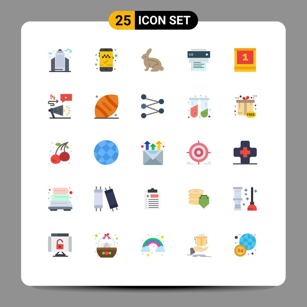 paquete de iconos de vector de stock de 25 signos y símbolos de línea para tablero de educación educación de pascua imprimir elementos de diseño de vector editables