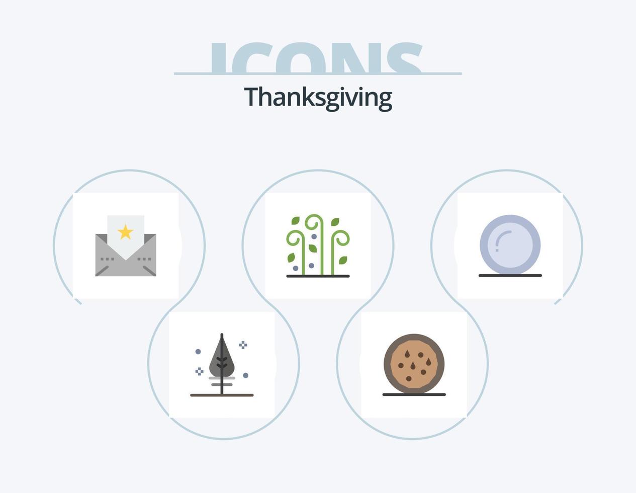 Thanks Giving Flat Icon Pack 5 Icon Design. . thanks. thanksgiving. food. wind vector