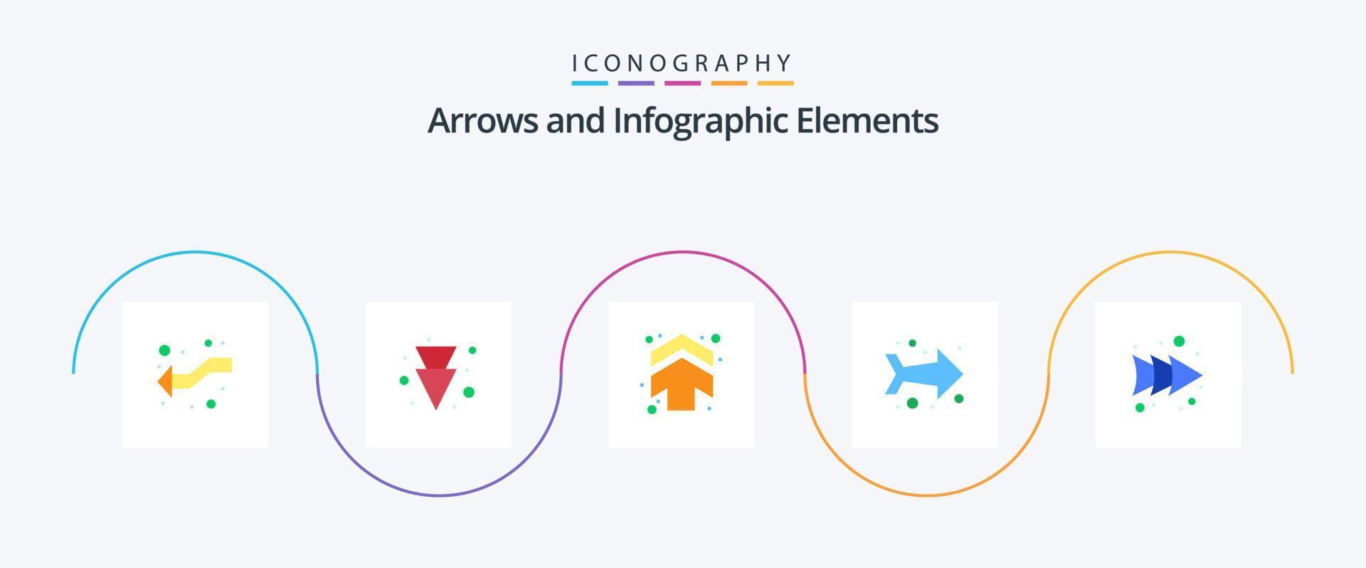 Arrow Flat 5 Icon Pack Including . forward. arrows. arrow. left vector