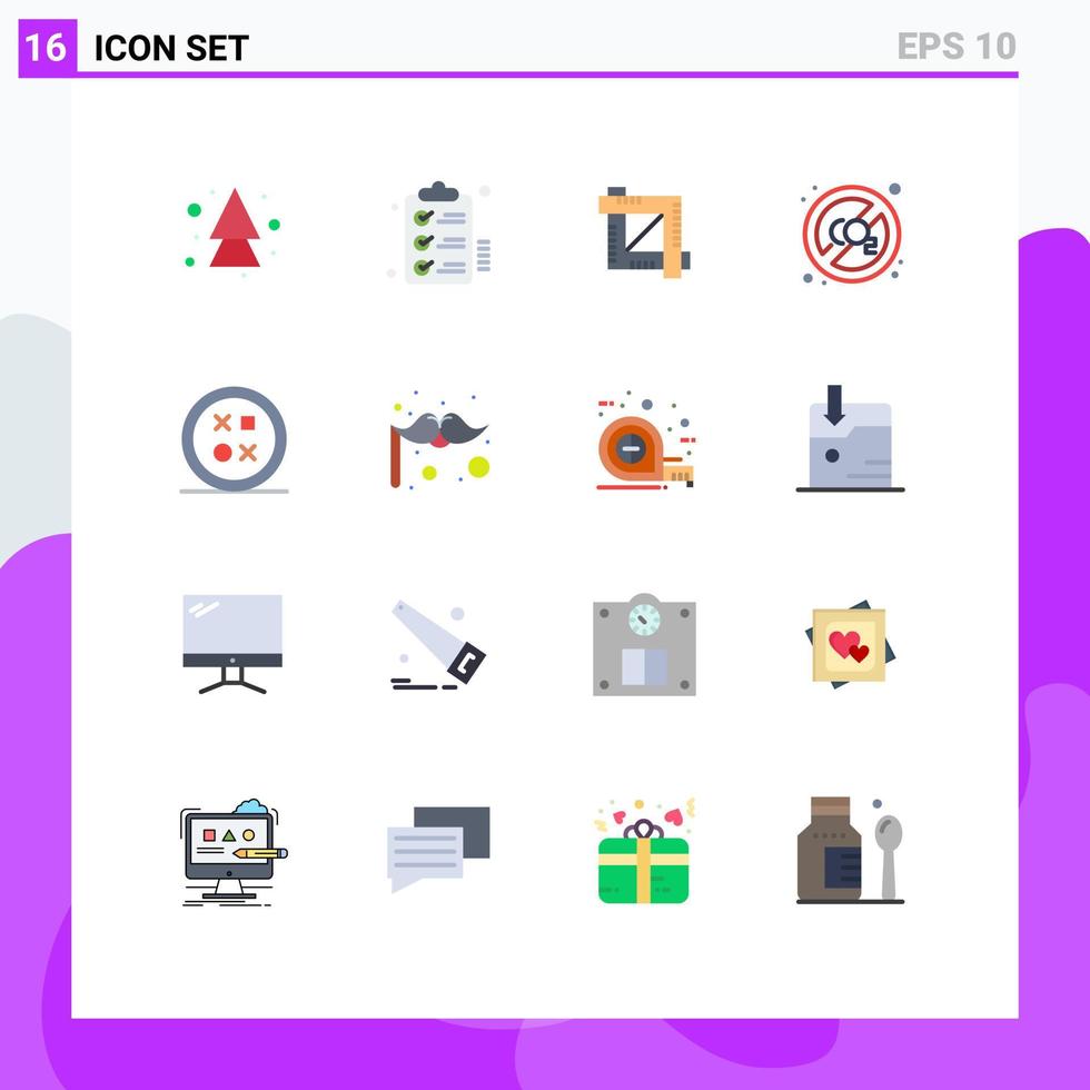 Stock Vector Icon Pack of 16 Line Signs and Symbols for cross pollution todo gas graphic editor Editable Pack of Creative Vector Design Elements