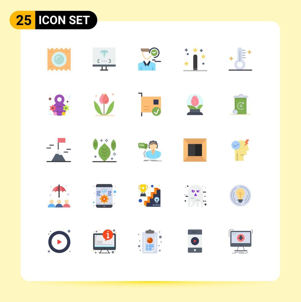 25 Universal Flat Colors Set for Web and Mobile Applications development coding development appointment male Editable Vector Design Elements