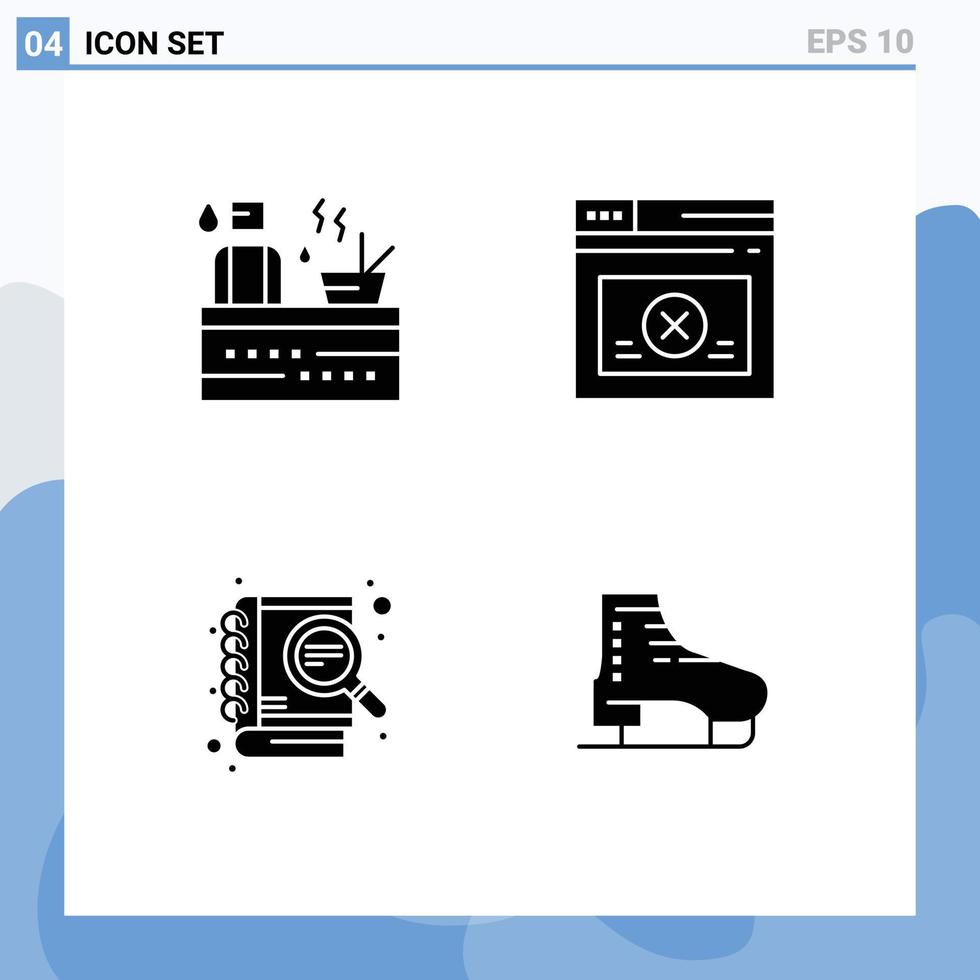Set of Modern UI Icons Symbols Signs for hot development wellness web seo Editable Vector Design Elements