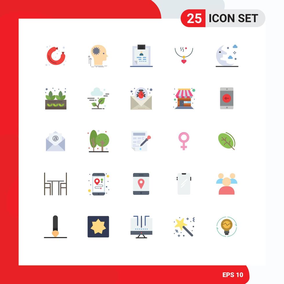 25 Creative Icons Modern Signs and Symbols of party love brainstorming amulet medical Editable Vector Design Elements