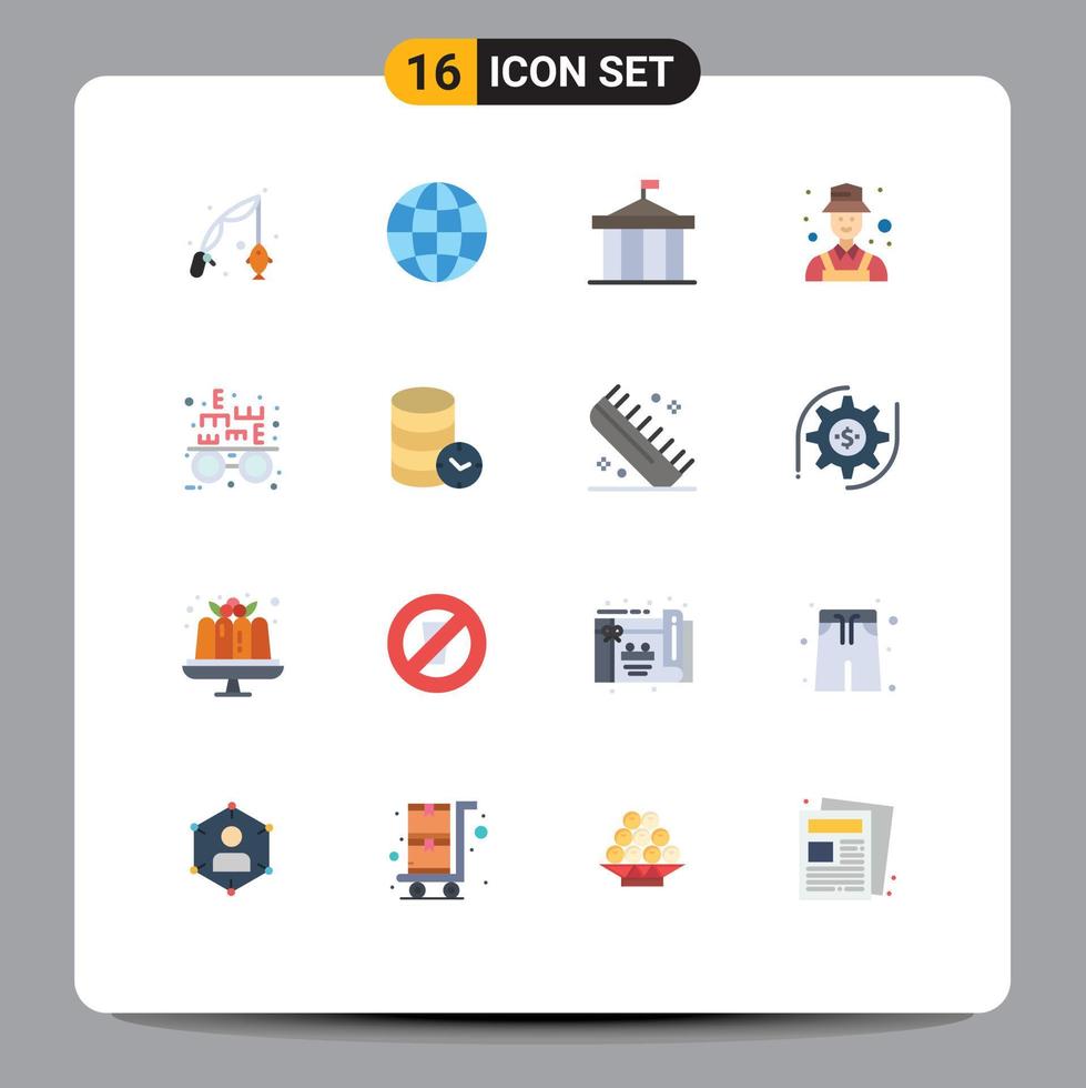 16 Creative Icons Modern Signs and Symbols of optometrist detect citadel user avatar Editable Pack of Creative Vector Design Elements