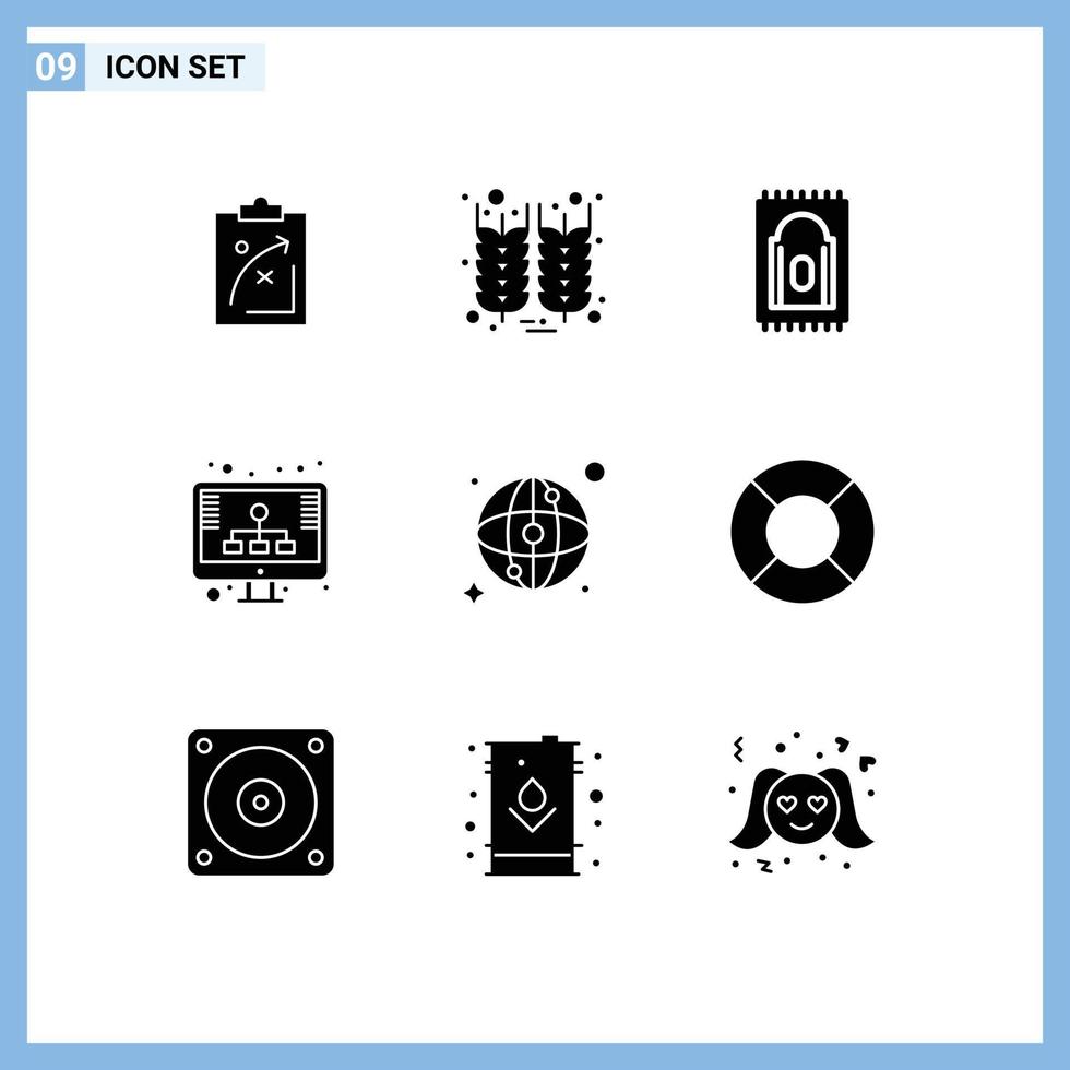 9 Creative Icons Modern Signs and Symbols of world seo thanksgiving hosting rug Editable Vector Design Elements