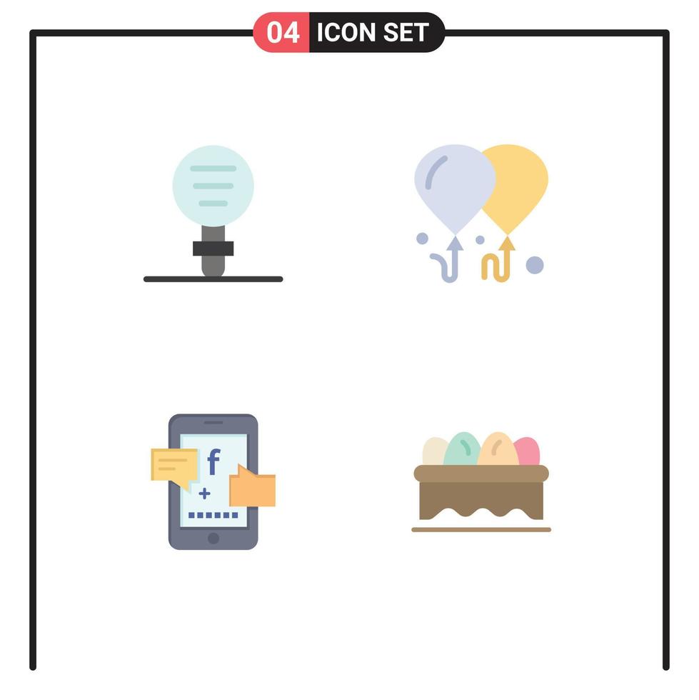 User Interface Pack of 4 Basic Flat Icons of biology social laboratory fly digital Editable Vector Design Elements
