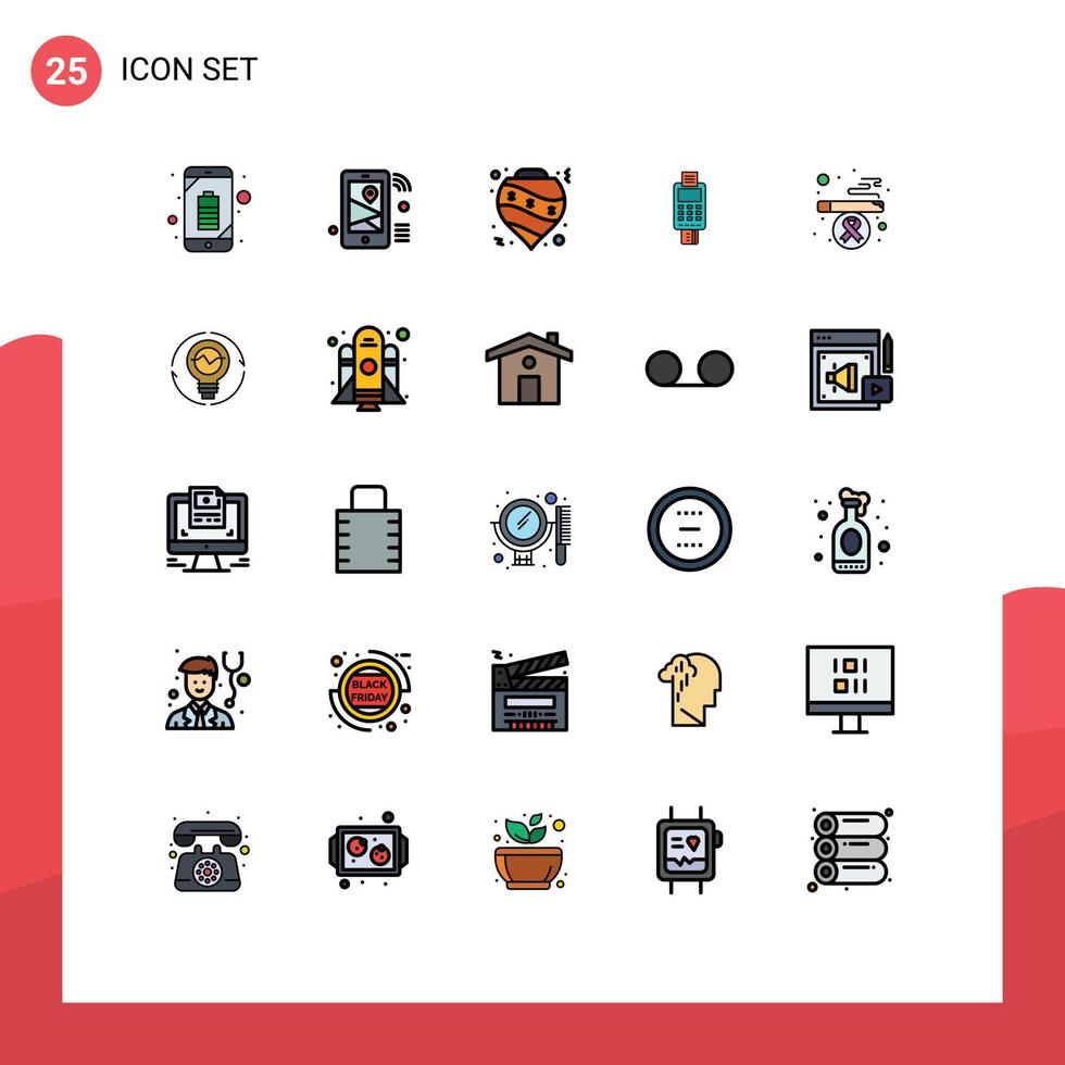25 Creative Icons Modern Signs and Symbols of check business wifi machine decoration Editable Vector Design Elements