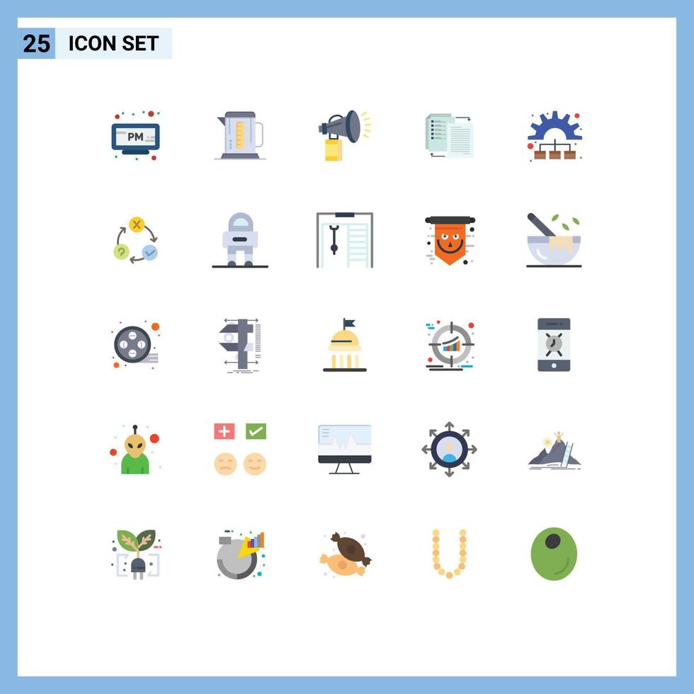 25 Universal Flat Colors Set for Web and Mobile Applications shareit transfer air share horn Editable Vector Design Elements