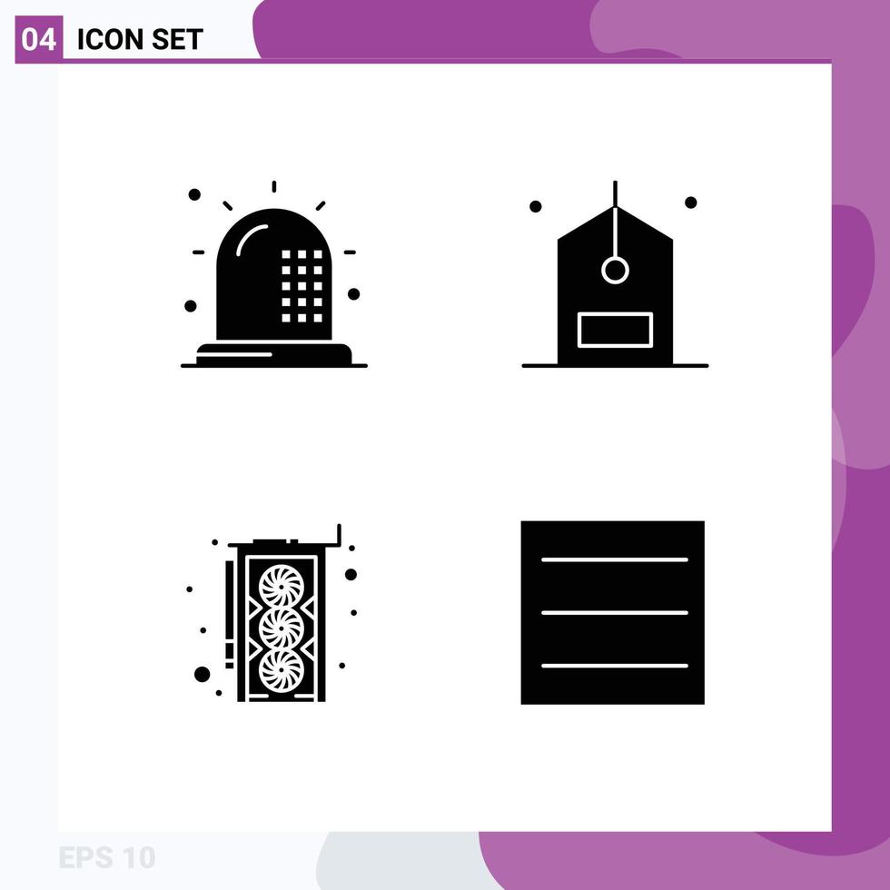 Group of Modern Solid Glyphs Set for ambulance e form commerce graphic card Editable Vector Design Elements