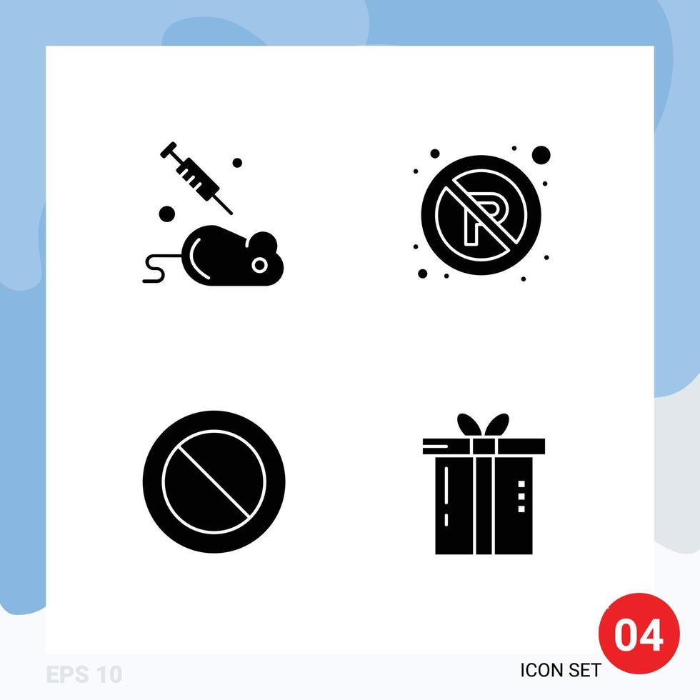 Modern Set of Solid Glyphs Pictograph of experiment basic science regulatory dinner Editable Vector Design Elements
