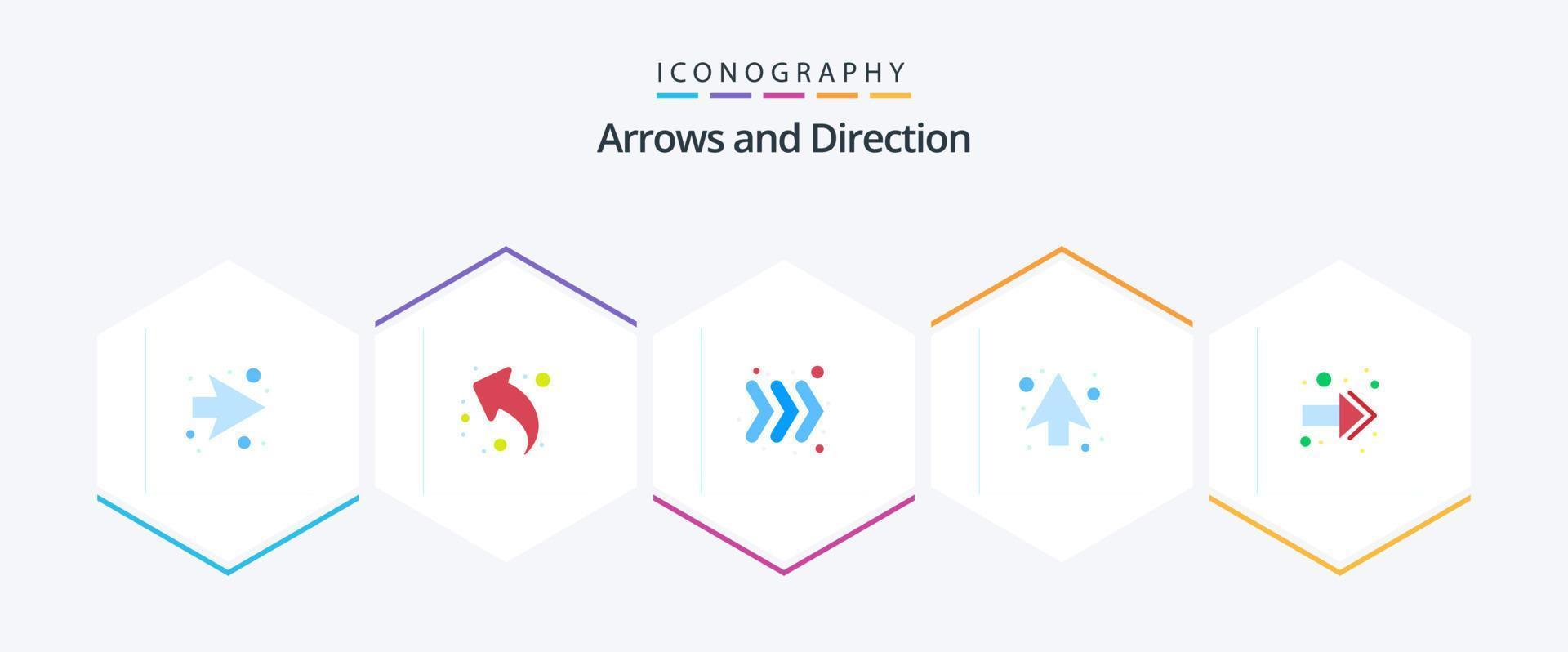Arrow 25 Flat icon pack including . back. right. arrow. up vector