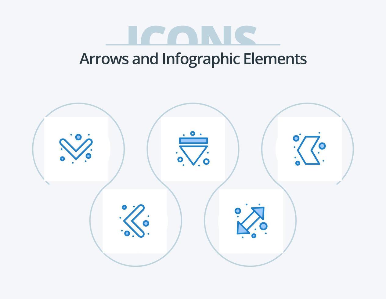 Arrow Blue Icon Pack 5 Icon Design. multimedia. direction. down. arrow. multimedia vector