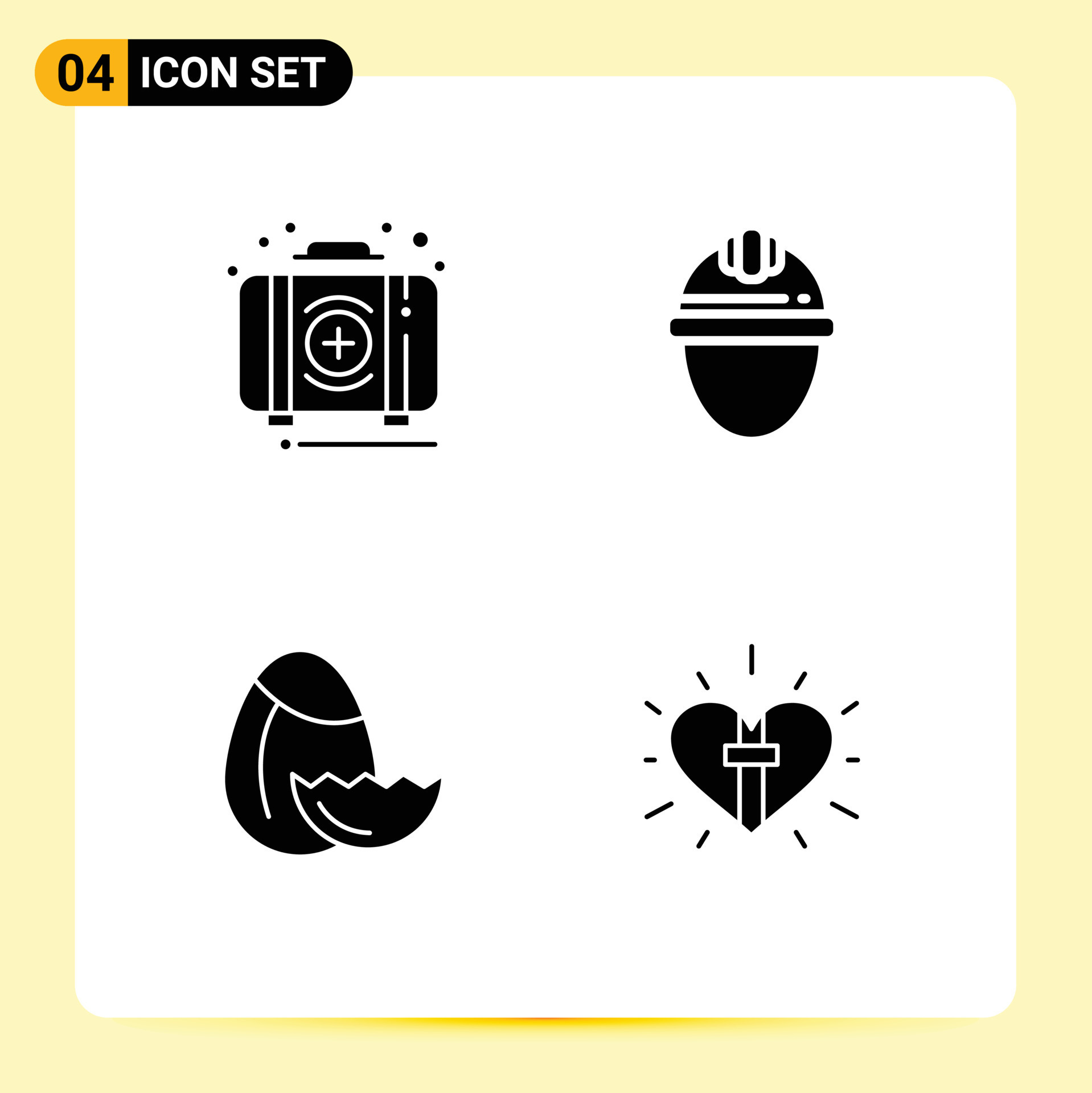 Creative Icons Modern Signs and Symbols of aid labour kit day nature