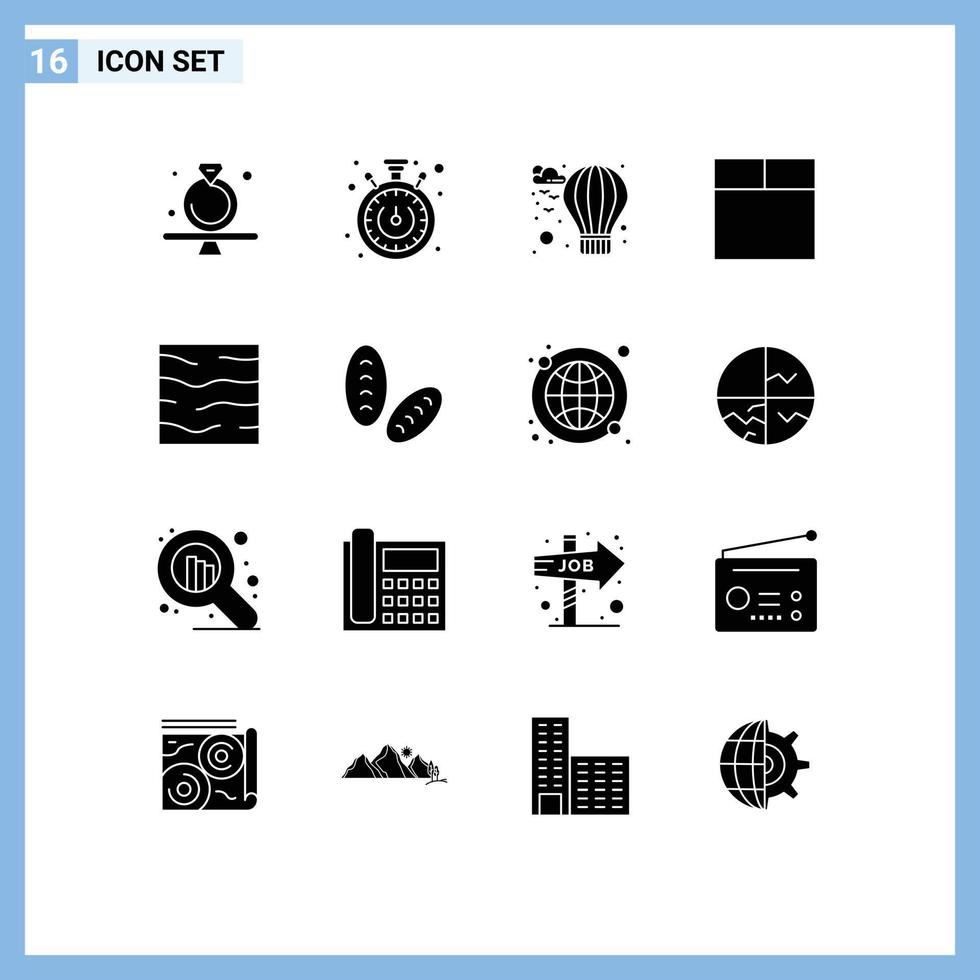 paquete de iconos vectoriales de stock de 16 signos y símbolos de línea para elementos de diseño vectorial editables de estructura alámbrica de aire marino meteorológico vector