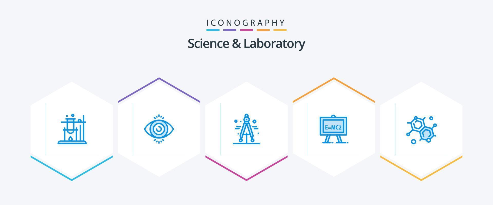 Science 25 Blue icon pack including . science. science. molecular. science formula vector
