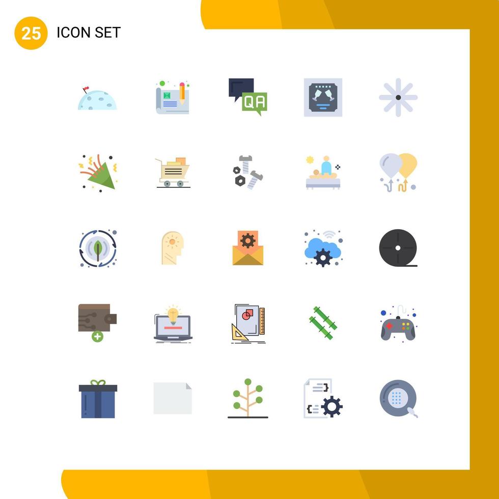 Stock Vector Icon Pack of 25 Line Signs and Symbols for nature letter answer invitation card Editable Vector Design Elements