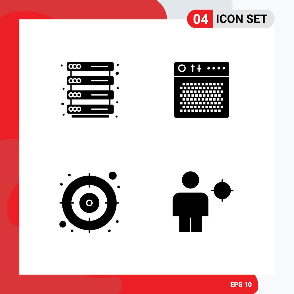 Creative Icons Modern Signs and Symbols of hosting goal amplifier multimedia avatar Editable Vector Design Elements