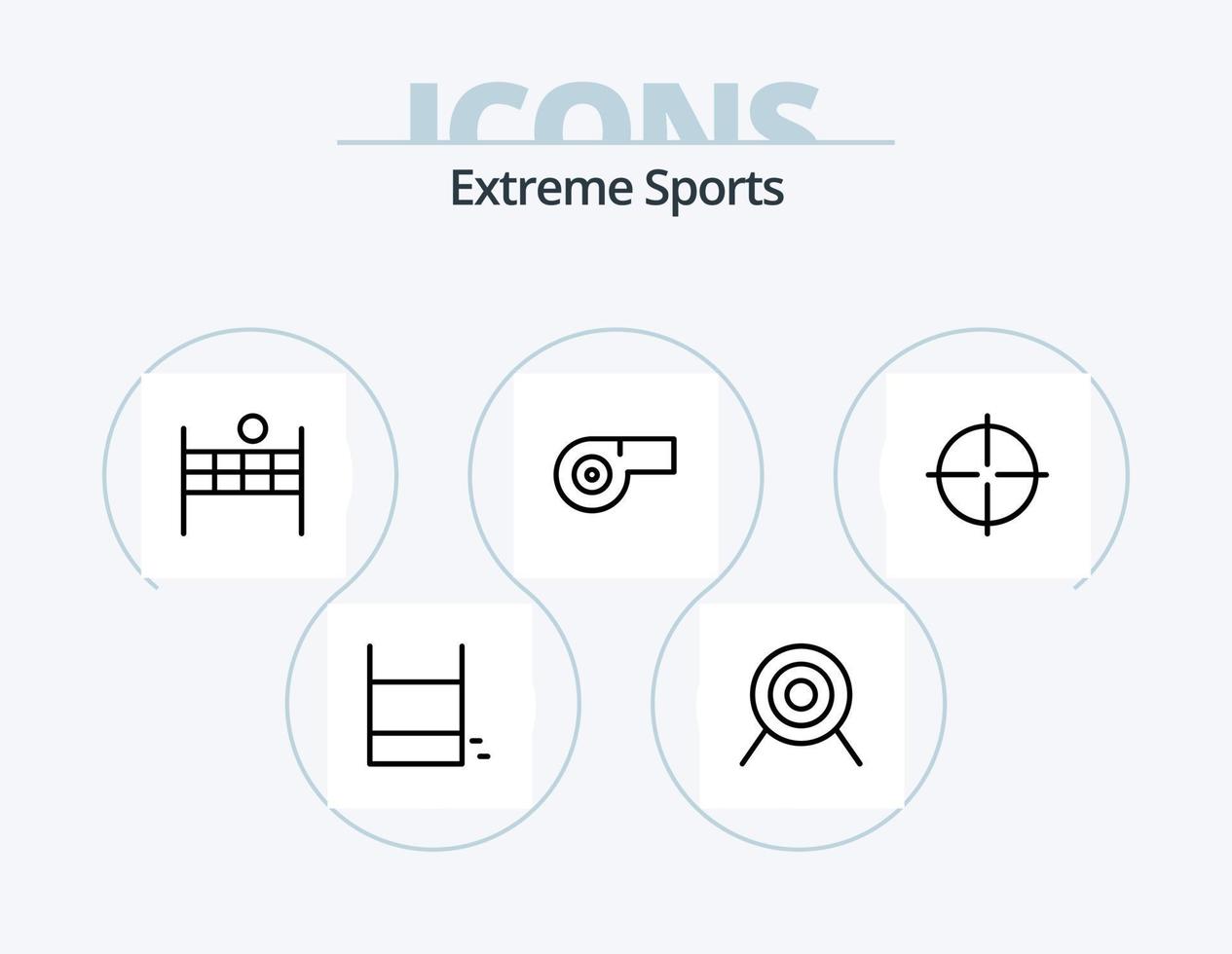 Sport Line Icon Pack 5 Icon Design. . sport. gym. ball. sport vector