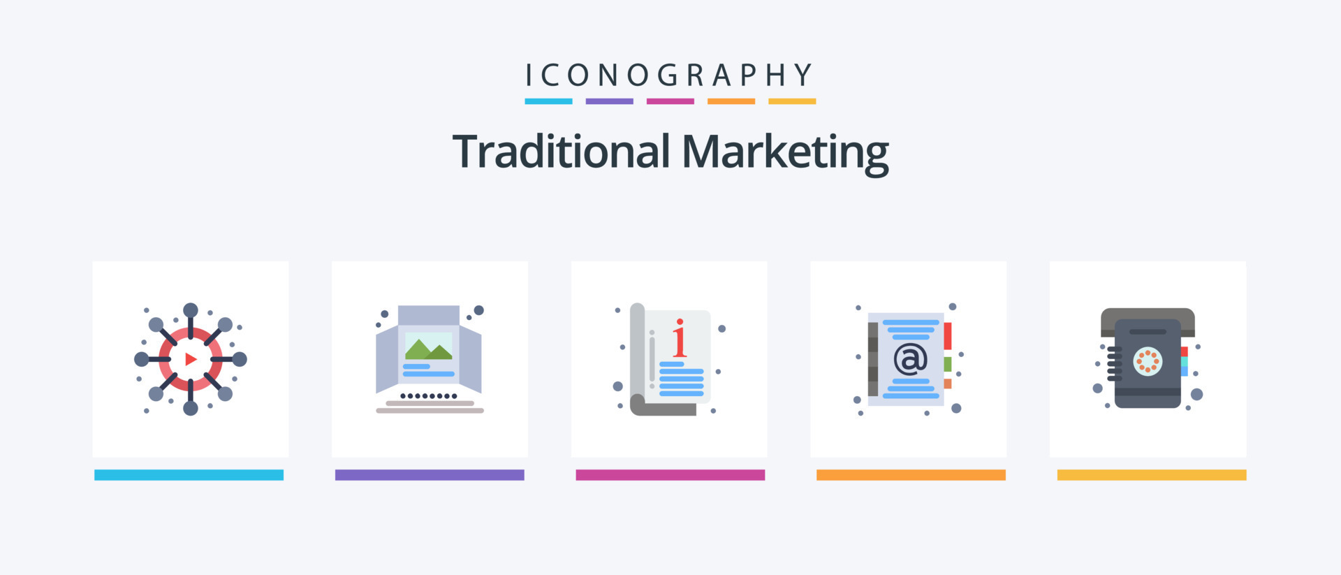 Catalogue - Free marketing icons