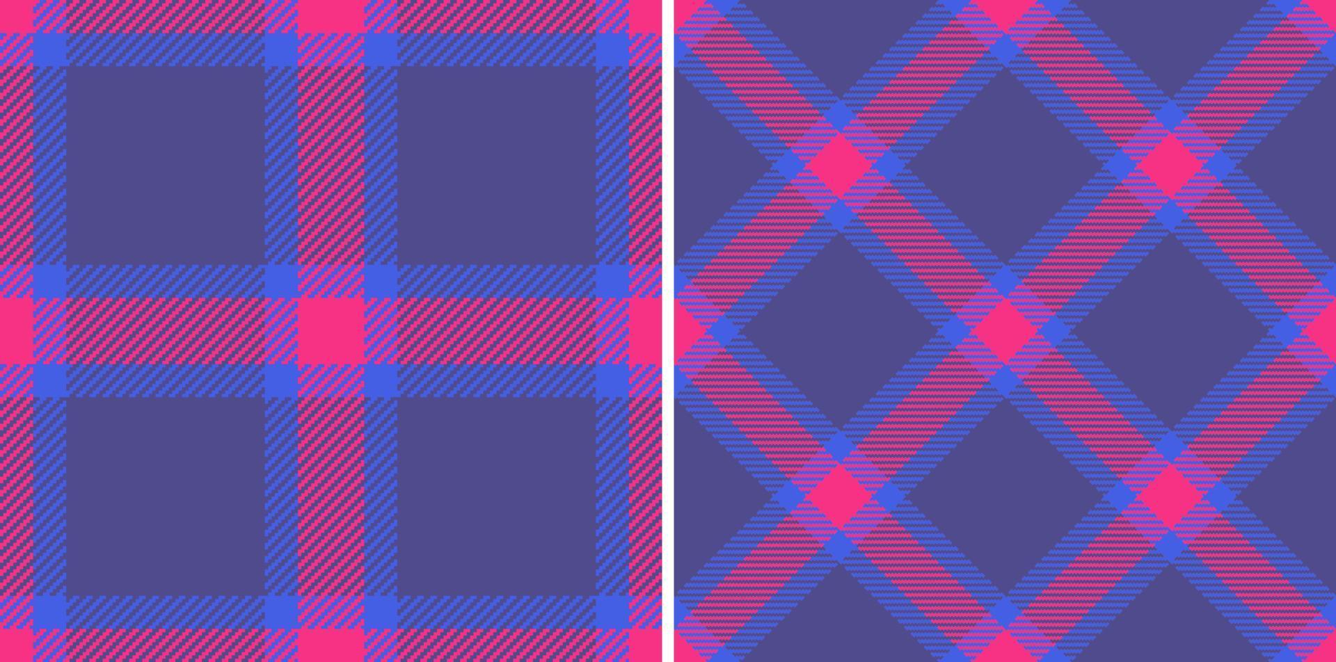 Textile vector tartan. Seamless pattern background. Check plaid texture fabric.