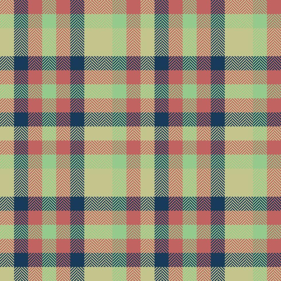 Tartan plaid fabric. Seamless background vector. Check texture textile pattern. vector