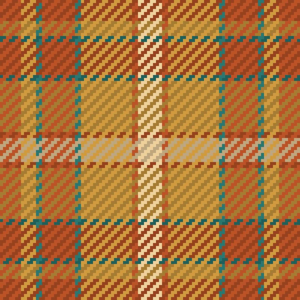 Seamless pattern of scottish tartan plaid. Repeatable background with check fabric texture. Vector backdrop striped textile print.