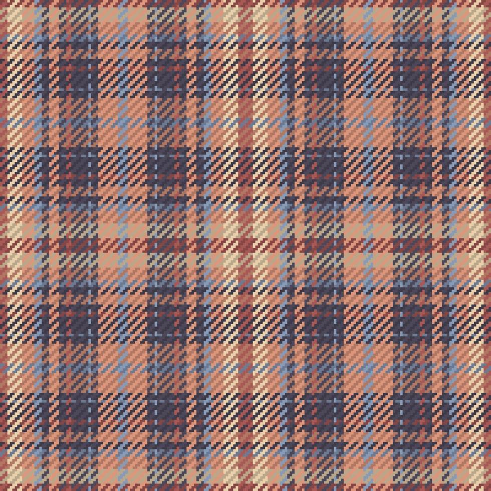 Seamless pattern of scottish tartan plaid. Repeatable background with check fabric texture. Vector backdrop striped textile print.
