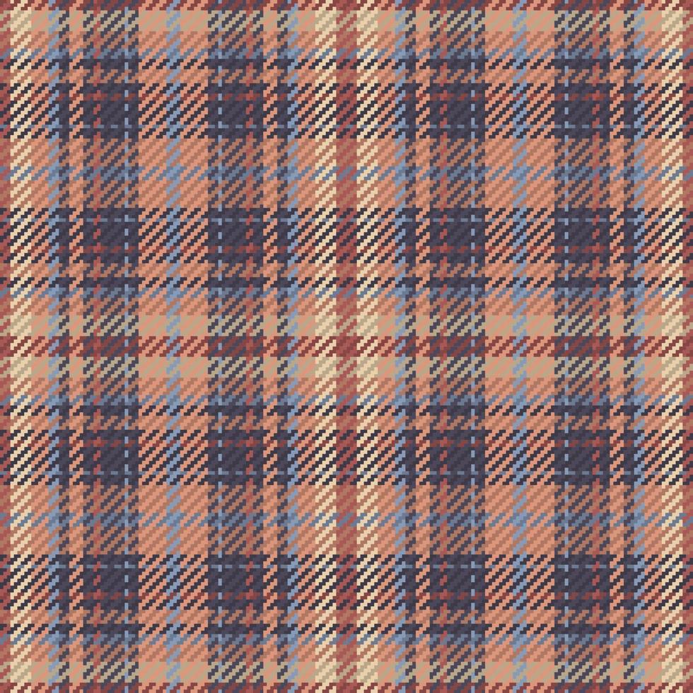 Seamless pattern of scottish tartan plaid. Repeatable background with check fabric texture. Vector backdrop striped textile print.