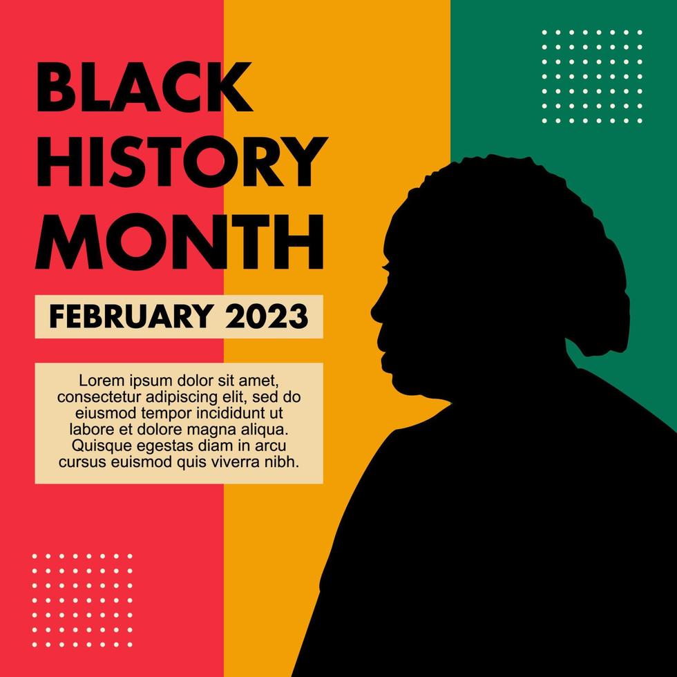 Black History Month vector