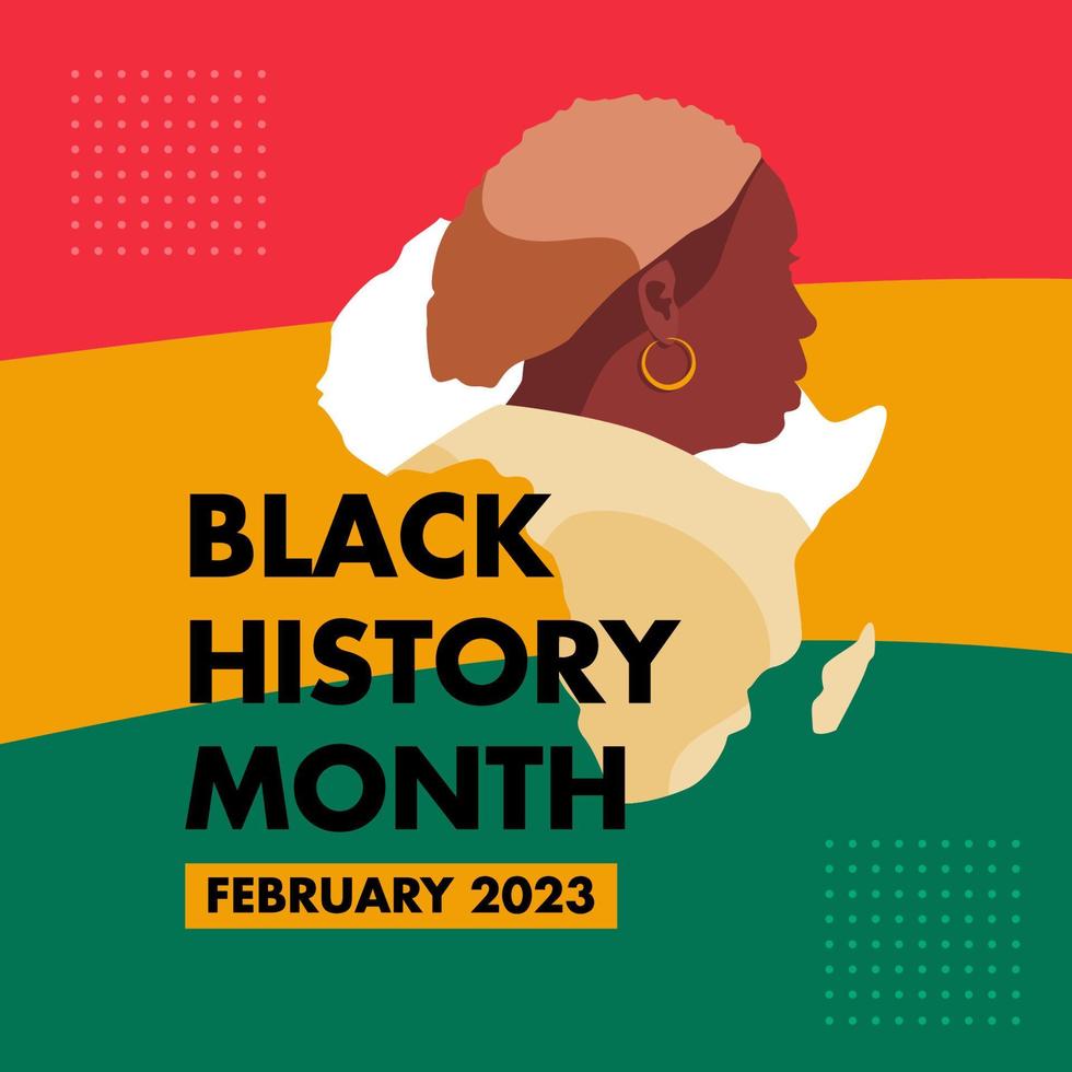 Black History Month vector