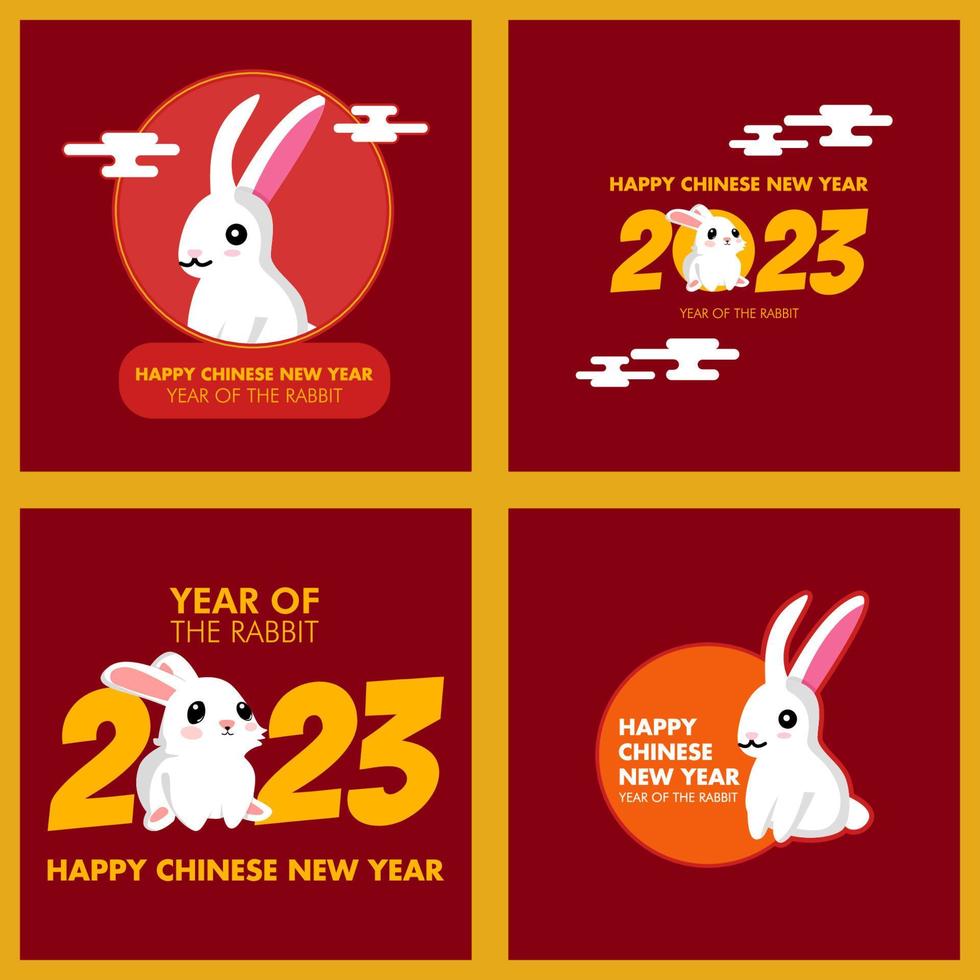 año nuevo chino 2023 vector
